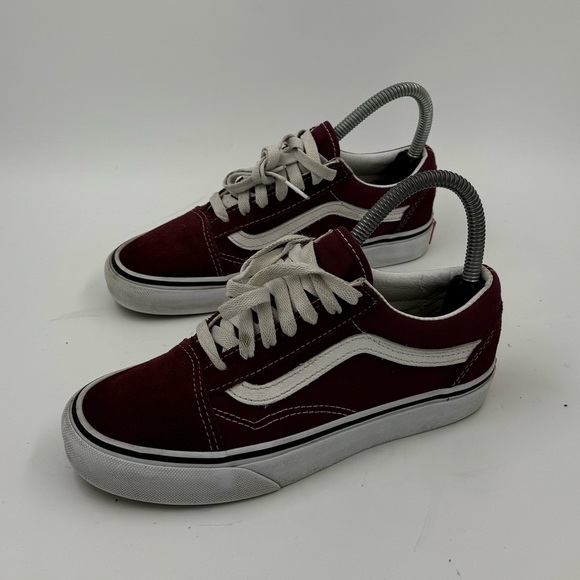 Vans burgundy old skool women’s 5.5 - Picture 2 of 6